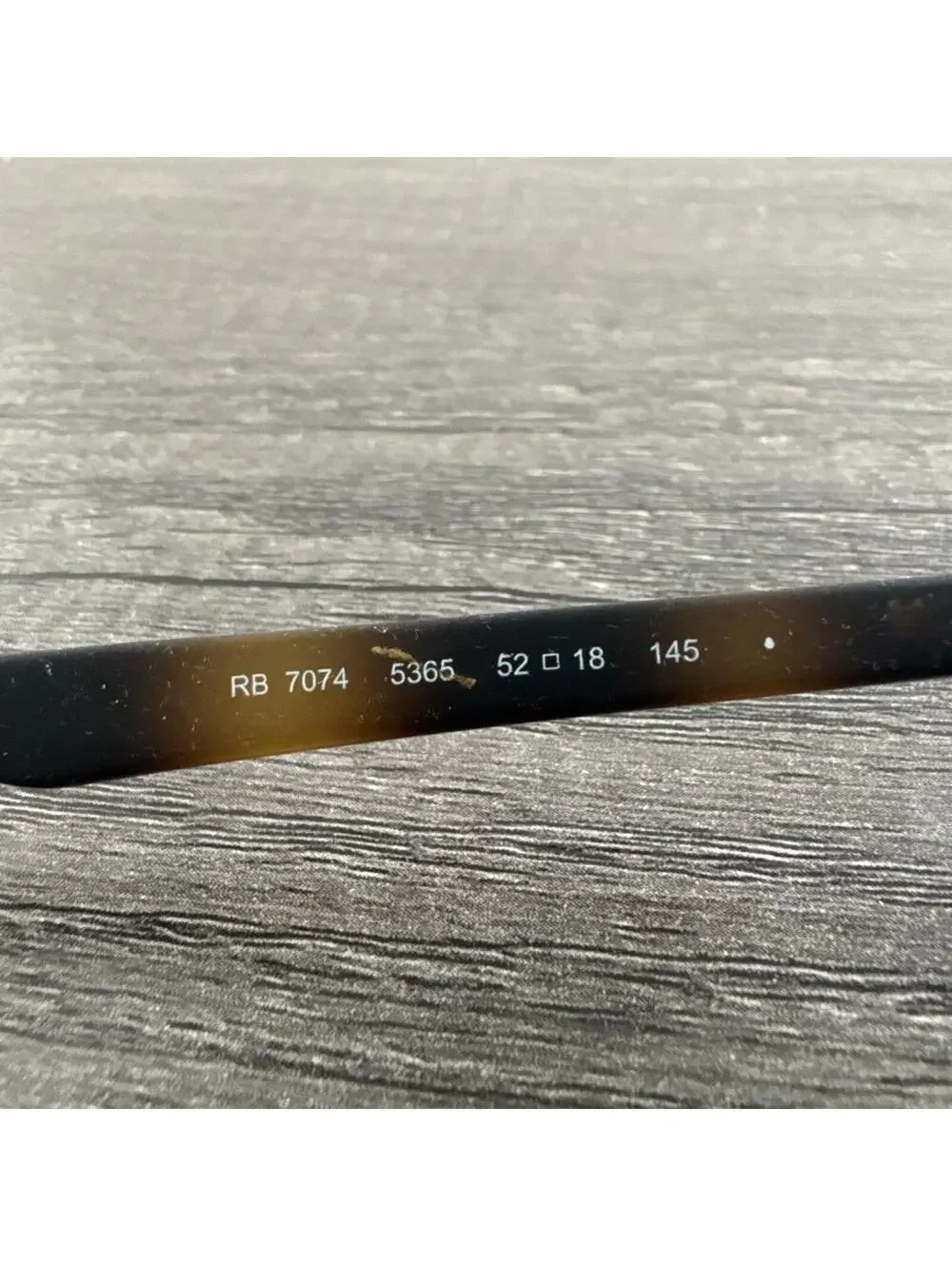 Ray-Ban Eyeglasses RB7074 5365 Tortoise Shell Rubber FRAMES ONLY 52-18-145